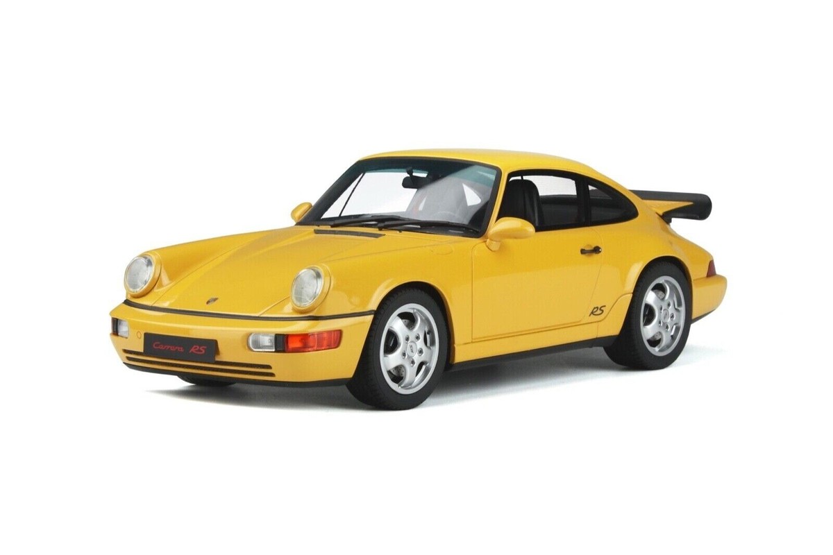 1/18 Porsche 964 RS America 1993 (Yellow) Resin Model Car by GT