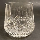Vtg Waterford Crystal LISMORE Roly Poly Whiskey Old Fashioned Tumbler 9oz Signed