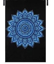 Boho Mandala Psychedelic Wall Tapestry Indian Cotton Throw Bedding Bedcover Dorm