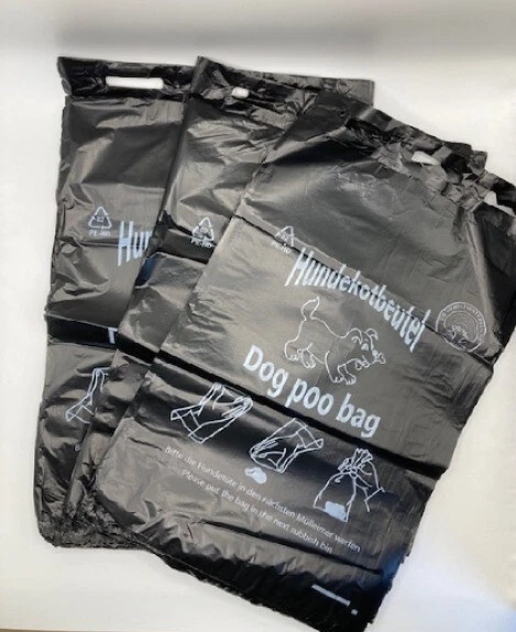 Hundekotbeutel Gassibeutel Hundebeutel Kotbeutel Schwarz Top Qualität - Bild 3 von 4