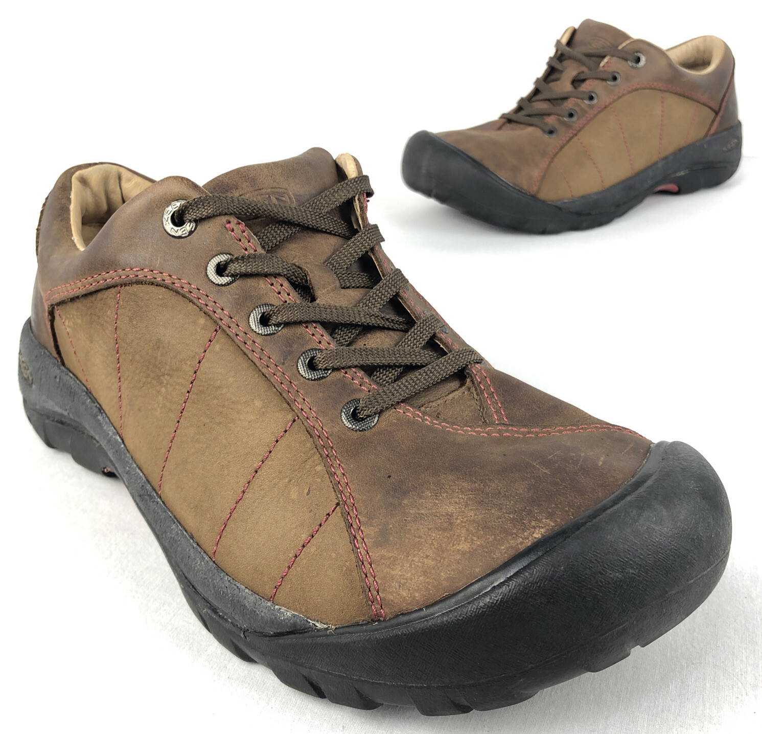 Scarpe da donna KEEN Presidio US 10 EU 40 5 in pelle comfort marroni