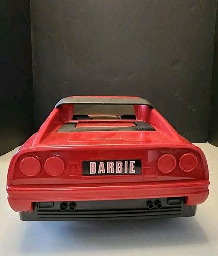 Vintage 1986 Barbie rot Ferrari Cabrio von Mattel #3136 mit Box fehlt 1 Spiegel - Bild 5 von 18