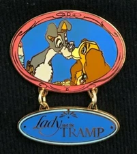 Mickey & Pals Sweet Kiss Pin Series Lady & The Tramp LE Disney Pin 5450 