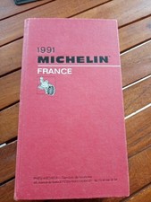 bon etat-Guide Rouge Michelin France 1991-lot-frais port gratuit-free shipping!
