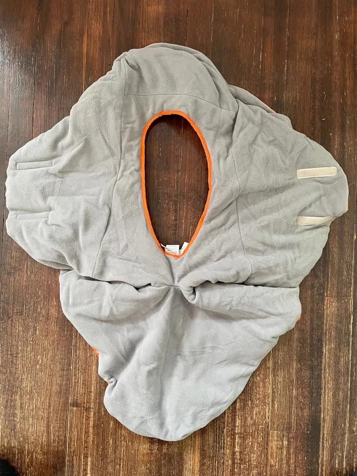 Nido 7am Niño Acolchado Asiento Coche Envoltura Unisex S (0m-6m) Bebé - Naranja Foto 2 de 4