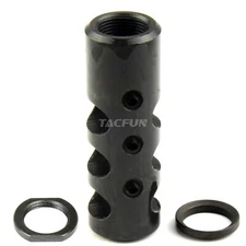 Full Size Competion Muzzle Brake 5/8x24 TPI for .308 / 308 w/ Washer + Jam Nut
