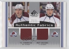 2013-14 SP Game Used Edition Jerseys Matt Duchene PA Parenteau #AF2-PD k1r