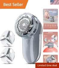 Fabric Shaver, Lint Remover, Lint Shaver Defuzzer Sweater Shaver for Clothes ...