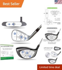 Multi-Use Golf Swing Training Impact Stickers - 180 PCS for Club Sweet Spot