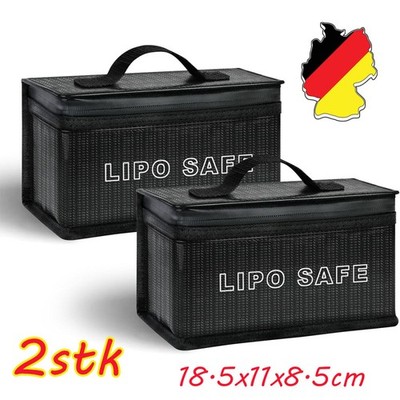 2stk Lipo Safe Bag Feuerfeste Explosionsgeschützte Lipo Akku Tasche Schutztasche