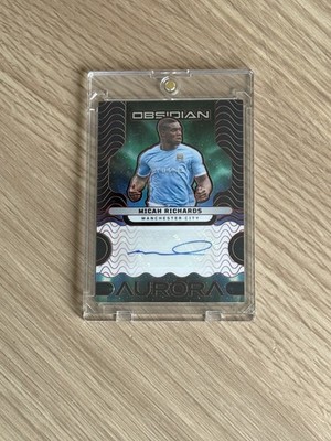  2023-24 Panini Obsidian Aurora Micah Richard s Auto /49 - Manchester City
