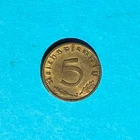 1937 Germany 5 Reichspfennig — photo from another recent sale