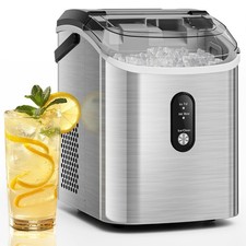 Nugget Ice Makers Countertop with Auto-Cleaning, 35lbs/Day, Portable Sonic Ic...