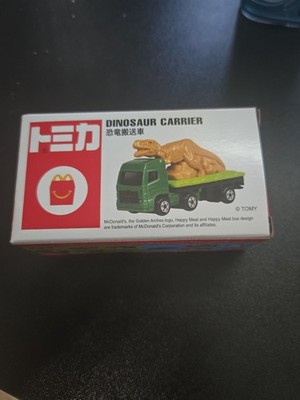 Tomica Takara Tomy Mcdonald's Happy Set Dinosaur Carrier Car Truck