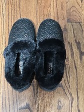 Skechers   Cozy Lite Sparkle Knit Slippers   Plush Memory Foam   Sweet Walk
