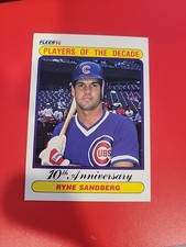 1990 Fleer - Players of the Decade Ryne Sandberg #625