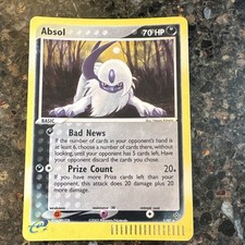 Pokémon TCG Absol Holo Rare 1/97 Dragon 70 HP 1st Edition English 2003 on eBay