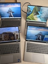 Lot of x4 Dell Latitude 7440 i5-1345U 16GB RAM 2x 256GB,2x 512GB SSD ProSupport+