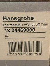 hansgrohe Thermostatic Chrome Trim Handles With Shut Off 04469000