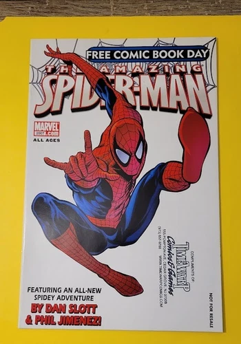 AMAZING SPIDER-MAN FCBD 2007 1ST MR NEGATIVE plus 2 comics VF