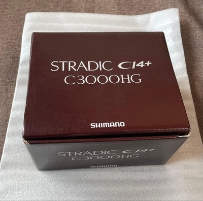 Excellent SHIMANO Stradic CI4 Spinning Reel C3000HGM w/ Box Fishing Reel