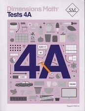 Dimensions Math Tests 4A - Paperback, by Inc....