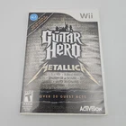 Guitar Hero: Metallica (Nintendo Wii, 2009) CIB Complete w/ Manual
