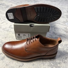 Mens Clarks Brown Shoes UK 9.5 44 Leather Lace Up Derby  Aldwin Lace NEW in BOX 