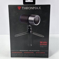 USB Microphone Thronmax MDRILL Pulse Black M8 New For Streaming, Gaming, Music