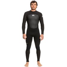 Quiksilver Mens 3/2mm Prologue Back Zip Full Length Surfing Wetsuit - M-Short