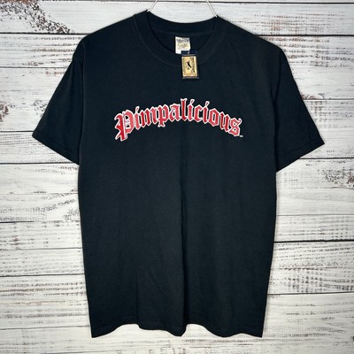 New Vintage Y2K Pimpalicious Mr. Cheeks Promo Your Hip-Hop Tee Rap T-Shirt Large