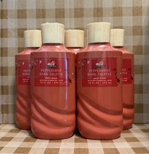 Bath Body Works Milk Bar Peppermint Bark Truffle Body Wash 8 Oz Qty 5