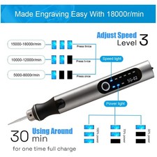 Cordless Engraving Machine with Rotary Tools