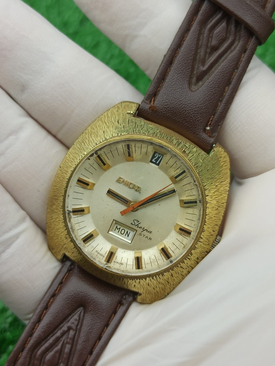 HYPER-RARE JUMBO ENICAR SHERPA STAR WATCH AUTOMATIC SWISS 1960s | eBay