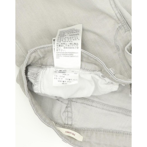 Levi's 711 Women Grey Skinny Slim Stretch Jeans W28 L34 (72629) - Picture 5 of 5