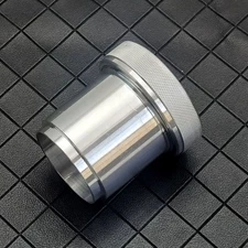 1-1/2" Aluminum 1.5" Weld On Filler Neck & Cap Water Fuel Oil Tank Parts Natural