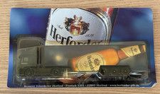 Werbetruck LKW Modell 1:87 MAN Herforder Pils Blau NEU in OVP