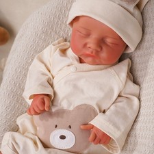17.72 Inch Full Body Silicone Reborn Baby Dolls Realistic Waterproof Baby Boy
