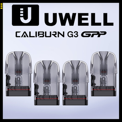 Uwell Caliburn G3 GPP Pod - 0,4 Ω, 0,6 Ω, 0,9 Ω oder 1,2 Ω (jeweils 4 Stück) 
