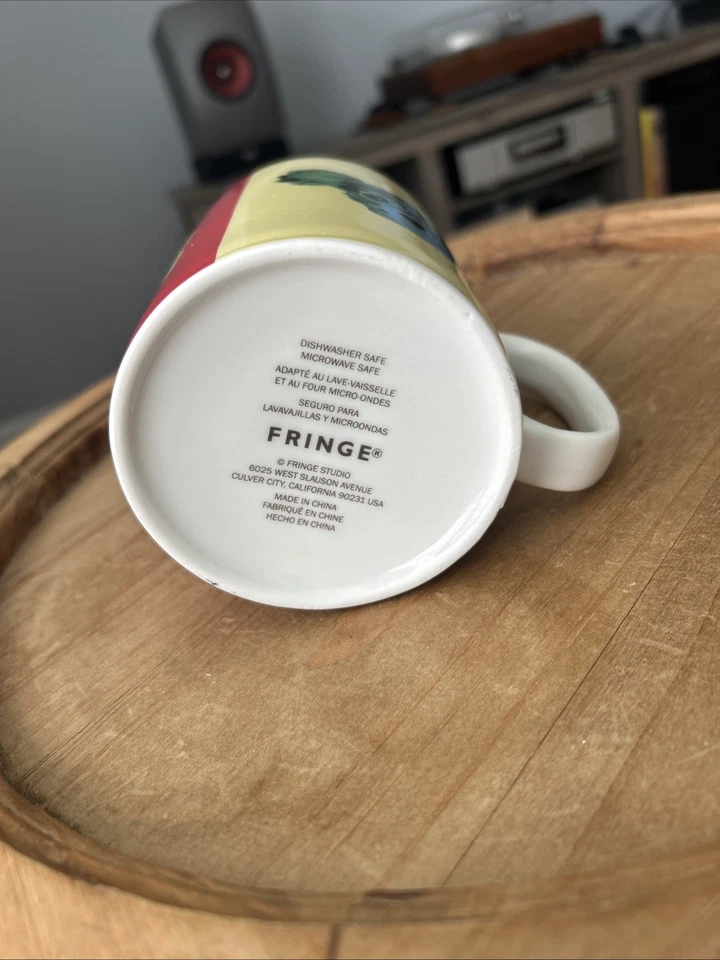 Fringe Studio Pop Art Coffee Mug Tea Cup Multicolor Dogs 12 oz. - Image 4 of 4