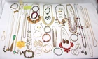 Vintage to Now Costume Jewelry Lot - Gold Tone - 53 pieces!
