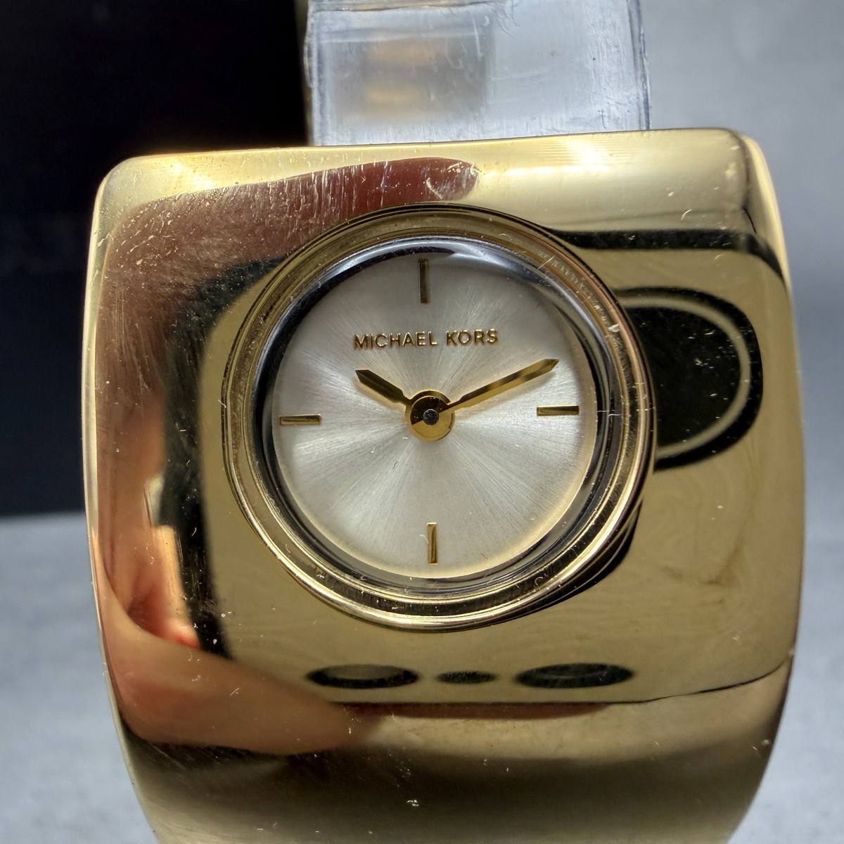 Michael kors Bangle Watch Women 28mm Champagne Dial Gold 