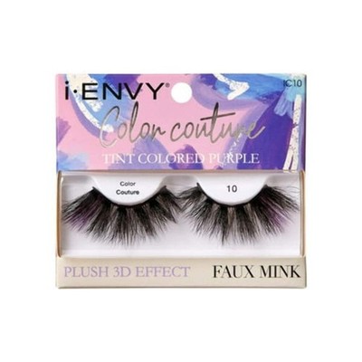 i-ENVY Color Couture Faux Mink Lashes   IC10 Purple Tint