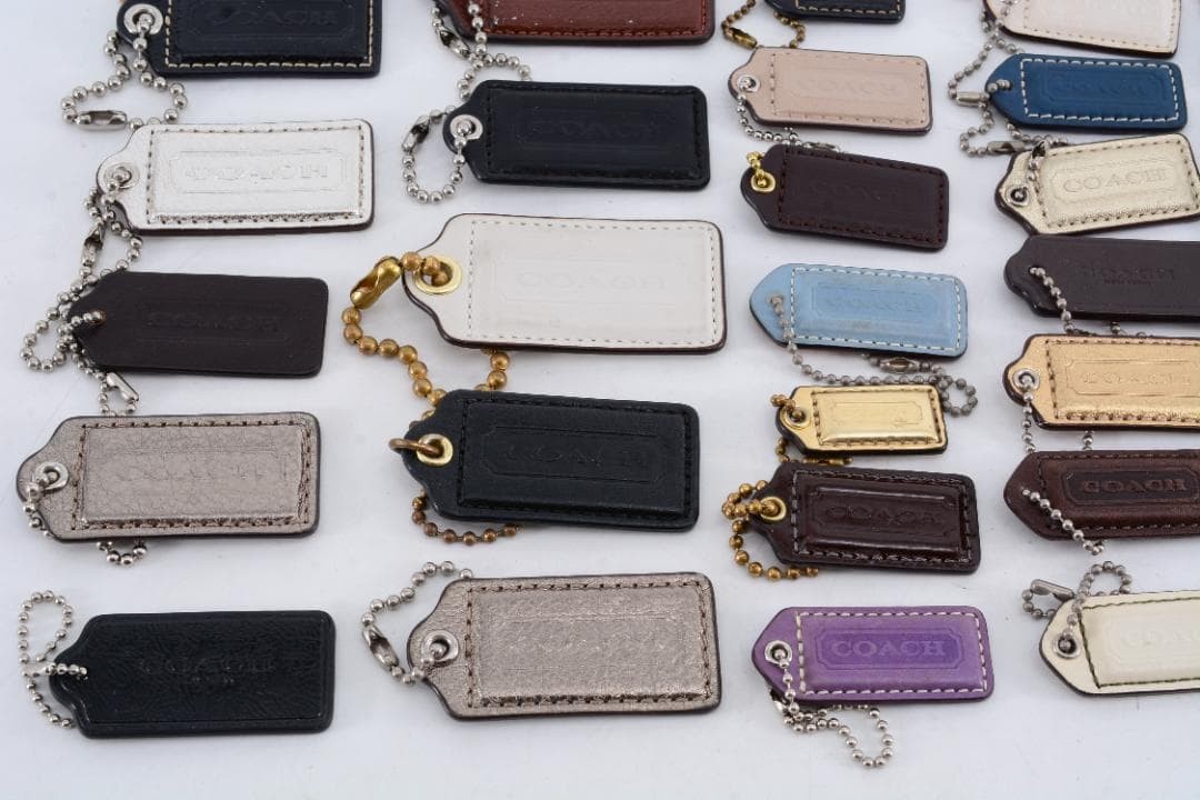 COACH Bag Charm Key Holder Bulk Sale Leather 50 Pieces - Gem