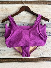 Old Navy Girls Scalloped Two Price Bikini Swimsuit Size XXL