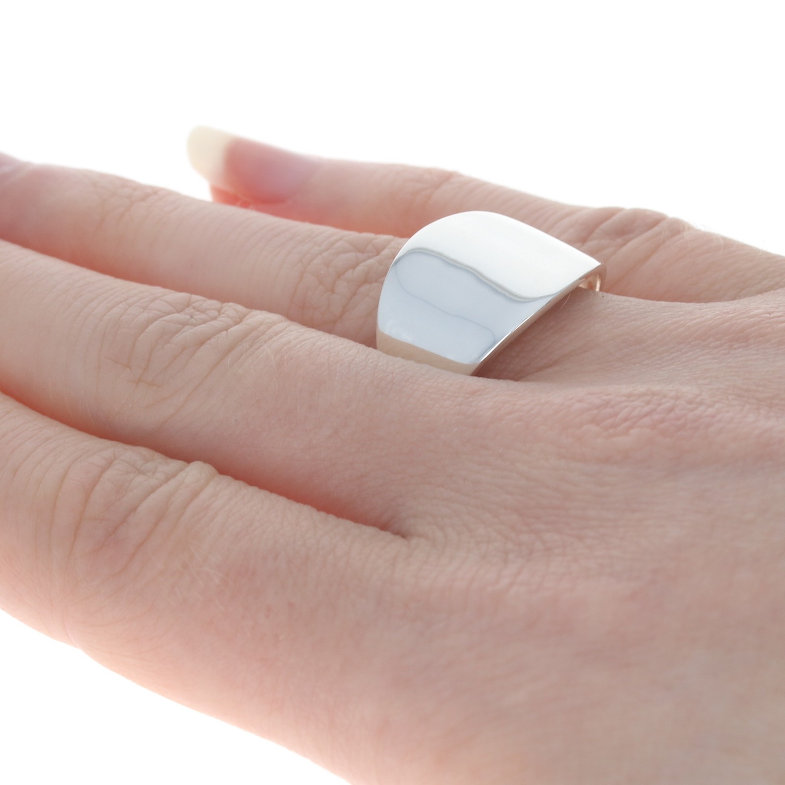 Sterling Silver Statement Ring - 925 Engravable - image 4