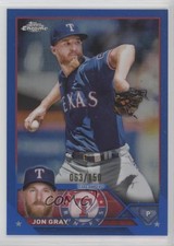 2023 Topps Chrome Blue Refractor 63/150 Jon Gray #127 2qw