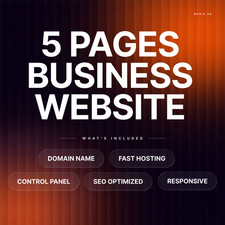 Website design - Web domain and hosting included - Mobile friendly web design