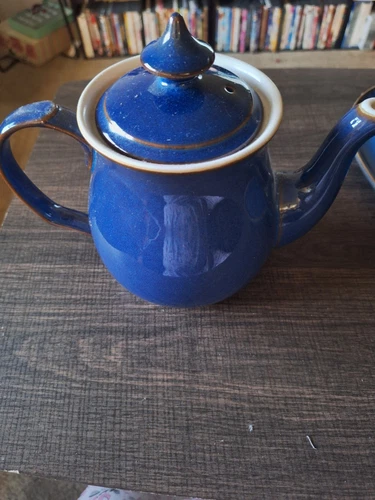 Denby Pottery Blue Teapot