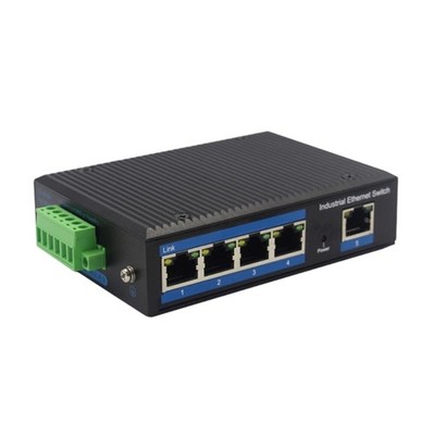 Compactly 5 Port Gigabit Switcher Fast Data Transmission For Security Systems